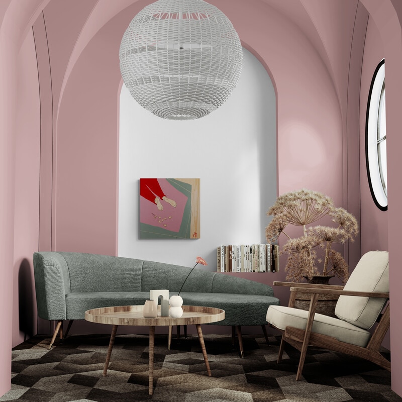 Salon sous l'arche